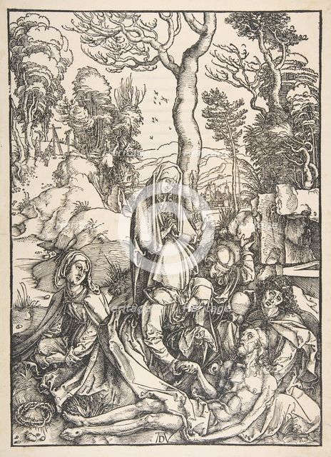 The Lamentation, from The Large Passion.n.d. Creator: Albrecht Durer.
