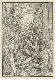 The Lamentation, from The Life of Christ, ca. 1511-12. Creator: Hans Schäufelein the Elder