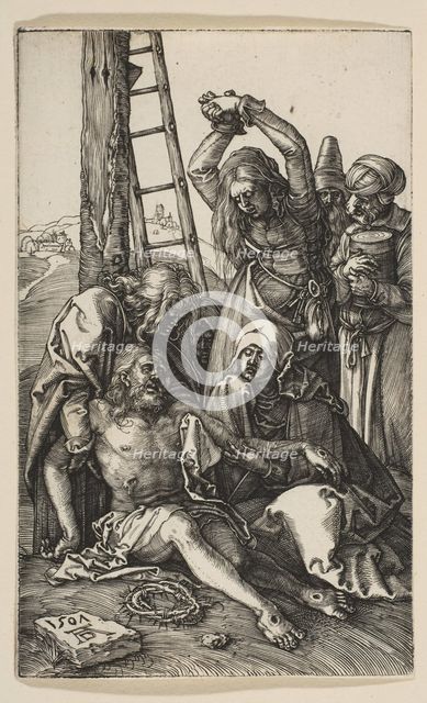 The Lamentation, from The Passion, 1507. Creator: Albrecht Durer.