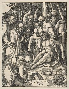 The Lamentation, from The Small Passion, ca. 1509. Creator: Albrecht Durer