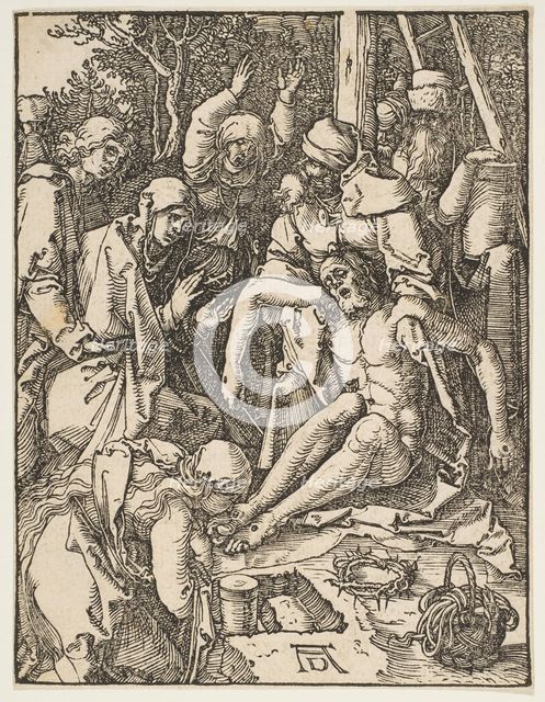 The Lamentation, from The Small Passion, ca. 1509. Creator: Albrecht Durer.