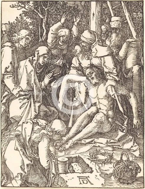 The Lamentation, probably c. 1509/1510. Creator: Albrecht Durer.
