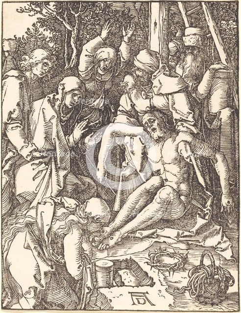 The Lamentation, probably c. 1509/1510. Creator: Albrecht Durer.