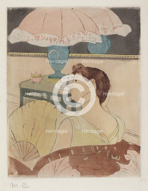 The Lamp, 1890-1891. Creator: Mary Cassatt.