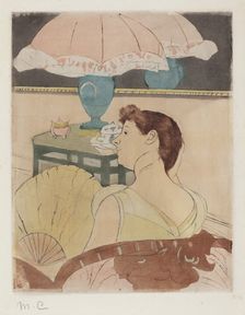 The Lamp, 1890-1891. Creator: Mary Cassatt