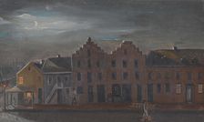 The Lamp Lighter, 1870s. Creator: William P. Chappel