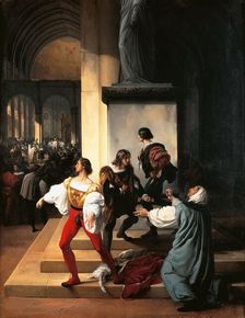 The Lampugnani Conspiracy, 1826. Creator: Hayez, Francesco (1791-1882)