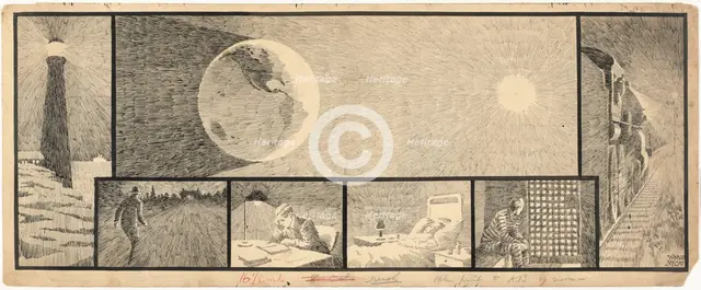 The Lamps of God, 1922. Creator: Winsor McCay.