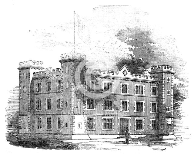 The Lancashire Militia New Depot, at Preston, 1857. Creator: Unknown.