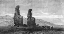 "The Land of Egypt", by Frank Dillon, in the Exhibition of the British Institution, 1862. Creator: Mason Jackson