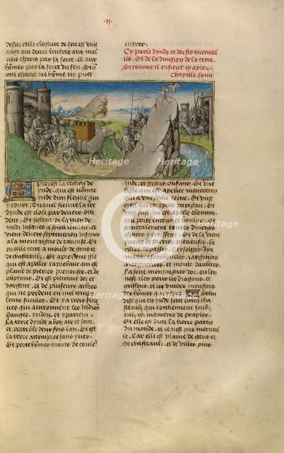 The Land of India; Miroir Historial, about 1475. Creator: Unknown.
