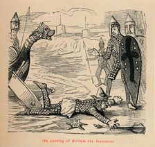 The Landing of William the Conqueror c1860, (c1860). Artist: John Leech