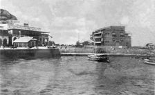 The Landing Stage. Aden c1918-c1939. Creator: Unknown