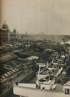 The Landing Stage at Liverpool 1936