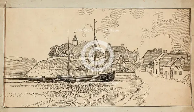 The Landing Place, 1892-1933. Artist: Charles George Harper.