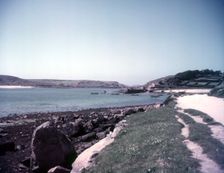 The landing quay, New Grimsby, Tresco, Scilly Isles, c1955. Creator: Arthur Charles Kirby Ware