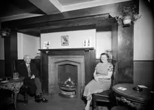 The landlady of the Greyhound Inn, Penkhull, Stoke-on-Trent, Staffordshire, 1960. Artist: Herbert Felton