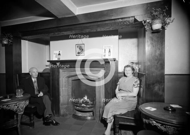 The landlady of the Greyhound Inn, Penkhull, Stoke-on-Trent, Staffordshire, 1960. Artist: Herbert Felton