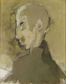 The Landlord II (Profile of a Man), 1928. Creator: Helene Schjerfbeck
