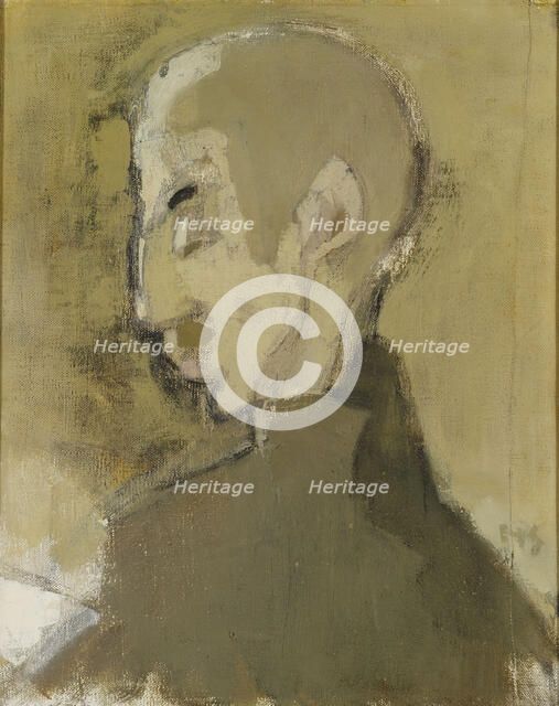 The Landlord II (Profile of a Man), 1928. Creator: Helene Schjerfbeck.