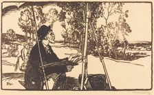 The Landscape Artist (Le paysagiste), 1912. Creator: Auguste Lepere