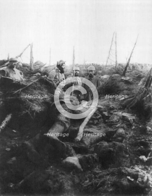 The landscape of Les Eparges, near Verdun, France, 1915. Artist: Unknown