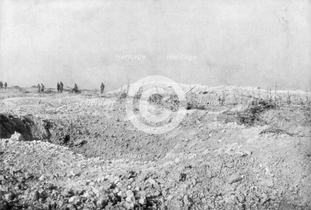 The landscape of Mort-Homme, Verdun, France, First World War, 1917. Artist: Unknown