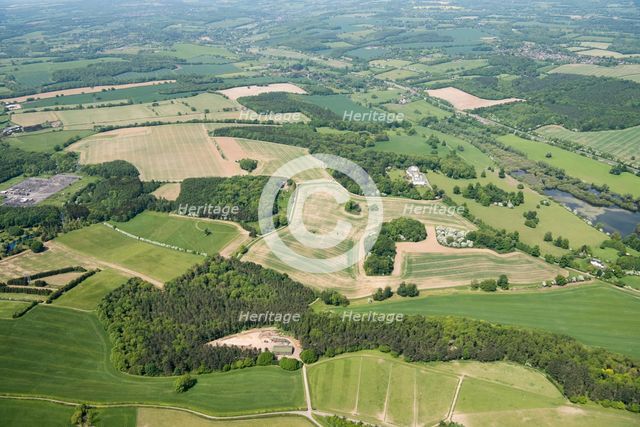 The landscape park and woodland around Shardeloes, Amersham, Buckinghamshire, 2018. Creator: Historic England.