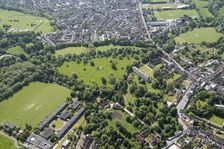 The landscape park and college gardens at Magdalen College, Oxford, Oxfordshire, 2018. Creator: Historic England