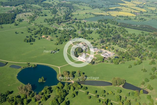 The landscape park around Woburn Abbey, Woburn, Bedfordshire, 2018. Creator: Historic England.