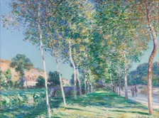 The Lane of Poplars at Moret-sur-Loing, 1890