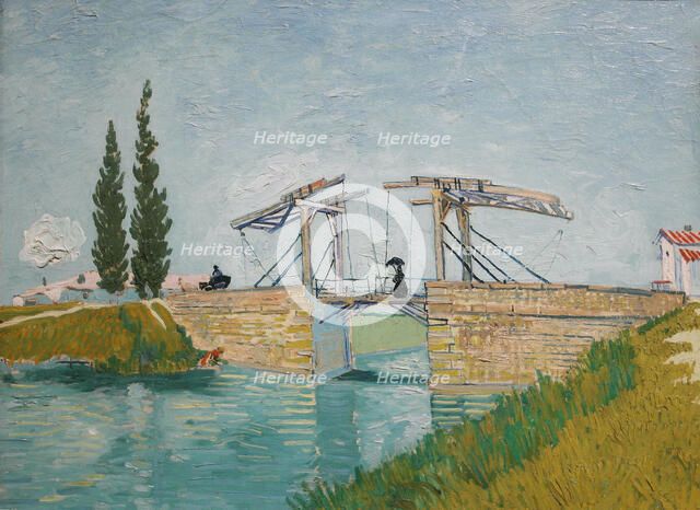 The Langlois bridge (Pont de Langlois), 1888. Creator: Gogh, Vincent, van (1853-1890).