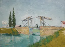 The Langlois bridge (Pont de Langlois), 1888. Creator: Gogh, Vincent, van (1853-1890)