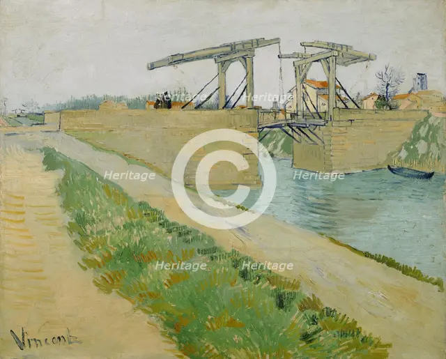 The Langlois bridge (Pont de Langlois), 1888. Artist: Gogh, Vincent, van (1853-1890)