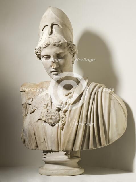 The Lansdowne Bust of Athena of Velletri, 2nd-century copy after a Greek original of c.430–420 B.C. Creator: Kresilias.