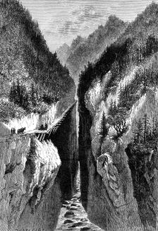 The Lantzan-Kiang-Hogg's Gorge c1890