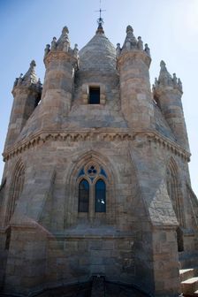 The lantern-tower of the Cathedral of Evora, Portugal, 2009. Creator: Samuel Magal