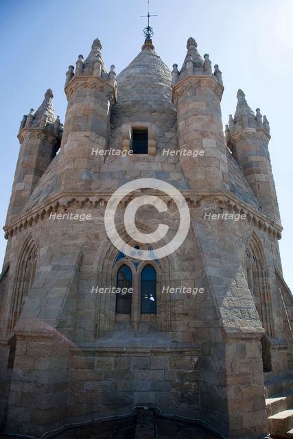 The lantern-tower of the Cathedral of Evora, Portugal, 2009. Creator: Samuel Magal.