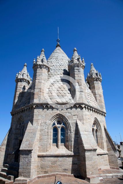 The lantern-tower of the Cathedral of Evora, Portugal, 2009. Creator: Samuel Magal.