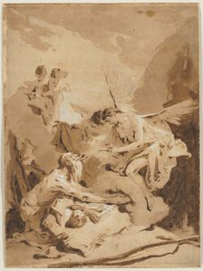 The Last Communion of St. Jerome, c. 1726. Creator: Giovanni Battista Tiepolo (Italian, 1696-1770)
