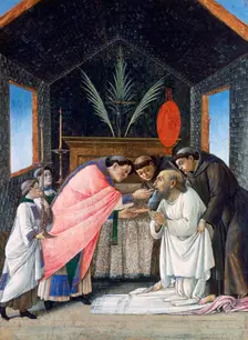 The Last Communion of St Jerome c1495. Artist: Sandro Botticelli