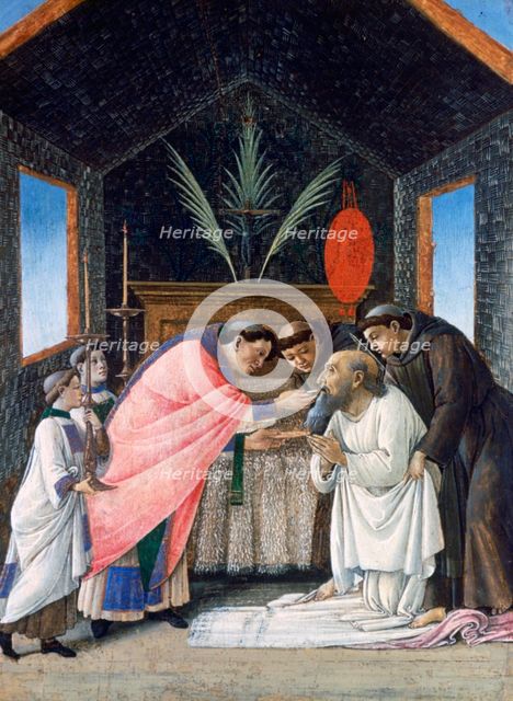 The Last Communion of St Jerome', c1495. Artist: Sandro Botticelli