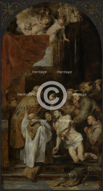 The Last Communion of Saint Francis of Assisi, 1619. Creator: Peter Paul Rubens.