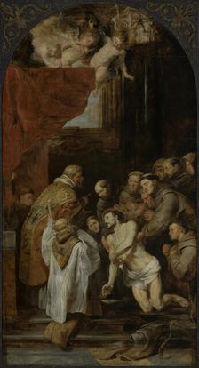 The Last Communion of Saint Francis of Assisi, 1619. Creator: Peter Paul Rubens