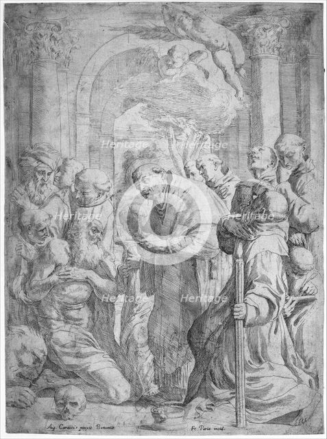 The Last Communion of Saint Jerome, 1584-1650. Creator: François Perrier.