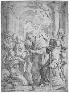 The Last Communion of Saint Jerome, 1584-1650. Creator: François Perrier