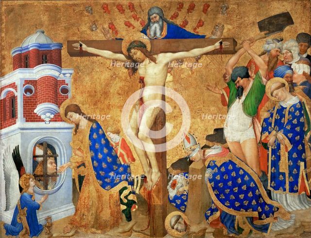The Last Communion and Martyrdom of Saint Denis, 1415-1416. Artist: Bellechose, Henri (active 1415-1440)