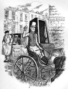 The Last Cab Driver, and the First Omnibus Cad c1900. Artist: George Cruikshank