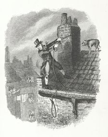 The last chance - Bill Sikes and Bull's Eye, c1838-46. Creator: George Cruikshank