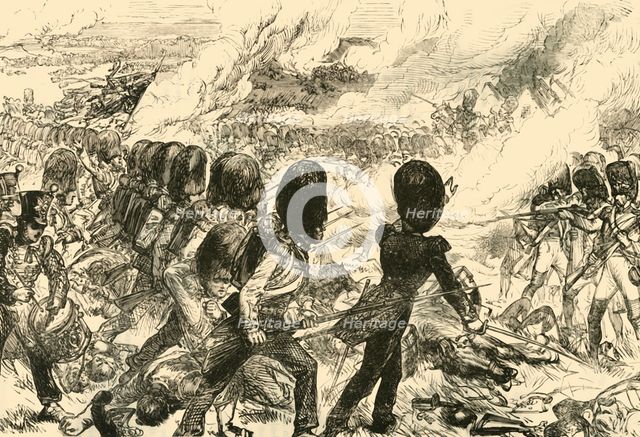 'The Last Charge at Waterloo', (1815), 1890.   Creator: Unknown.